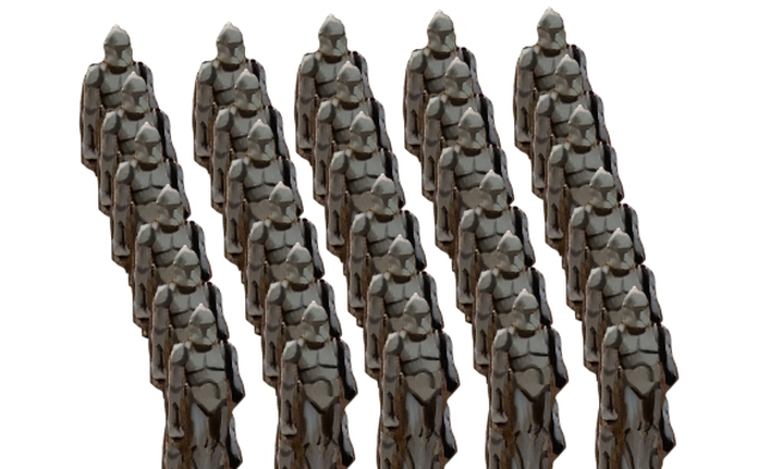 An army of clones.